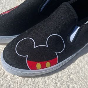 Slip on canvas Mickey and Minnie shoes